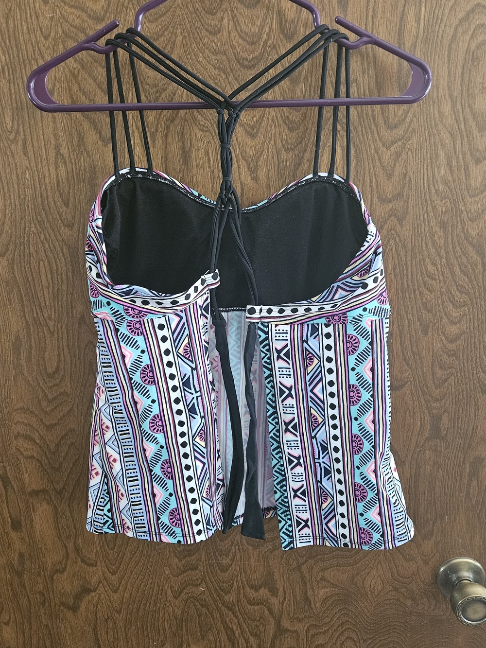 Womens Multicolor Tankini - Picture 2 of 3